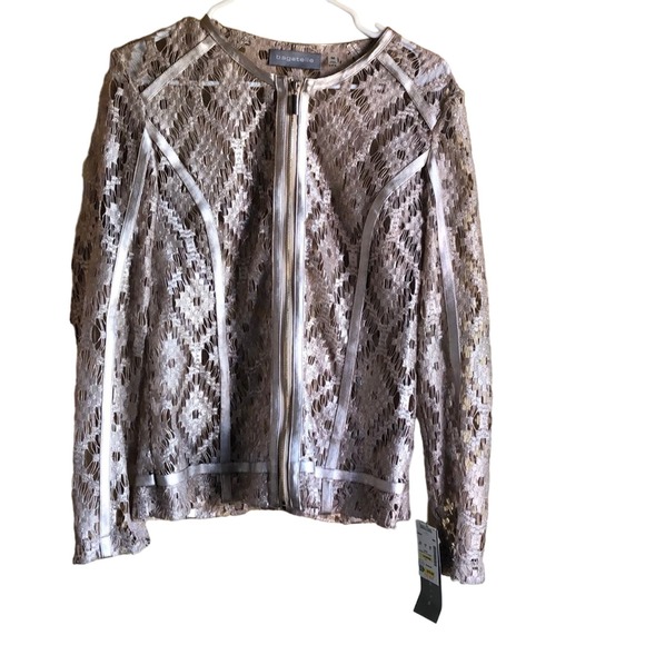 New Bagatelle Gold Lace Jacket Medium - Picture 1 of 6